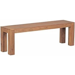Banc en Bois Massif Acacia pour Salle à Manger - Capacité 200kg