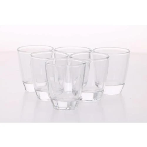 Zoom sur Verres à Shot Lot de 6, Digestif, Transparent, Lavables