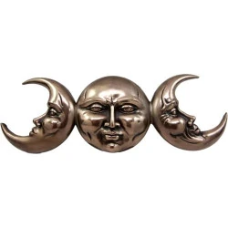 Ebros Gift Triple Déesse Lune, Sculpture Murale Décorative