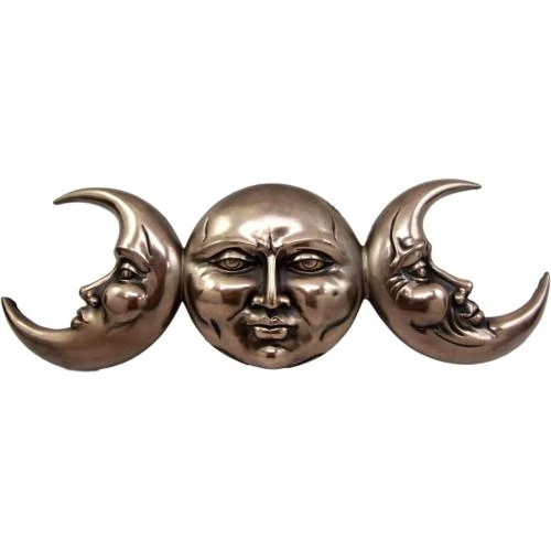Ebros Gift Triple Déesse Lune, Sculpture Murale Décorative - Vue principale