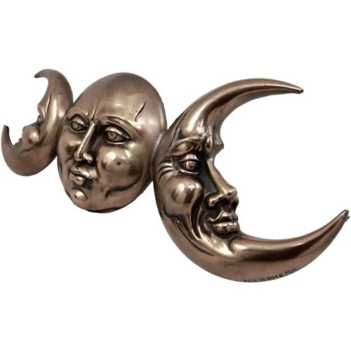Zoom sur Ebros Gift Triple Déesse Lune, Sculpture Murale Décorative