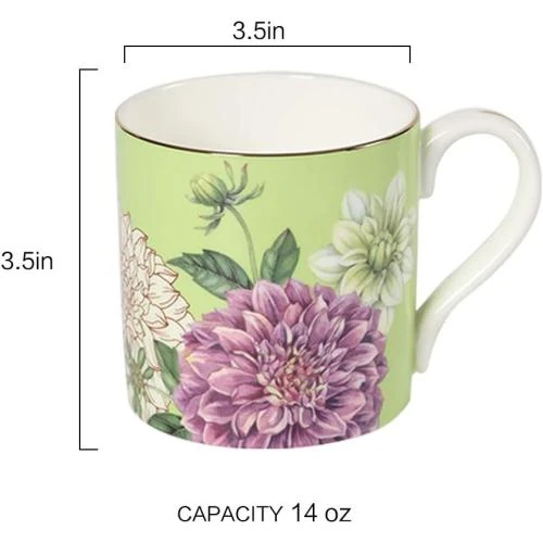 Détail de Tasses à thé porcelaine anglaise, bords dorés, lot 4
