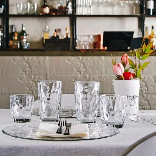 Détail de Verres Diamond Transparent Bormioli Rocco, Pack 6 Unités