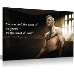 Citation Connor McGregor, Impression toile Art mural