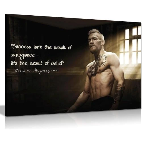 Citation Connor McGregor, Impression toile Art mural - Vue principale