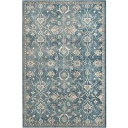 Tapis de Salon Rectangulaire Safavieh Corina, Polypropylène, Bleu Beige
