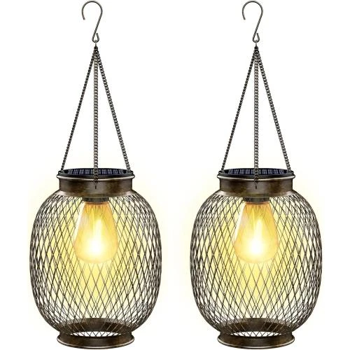 Lampe Solaire Extérieur Jardin Suspendue Collasis, Étanche - Vue principale