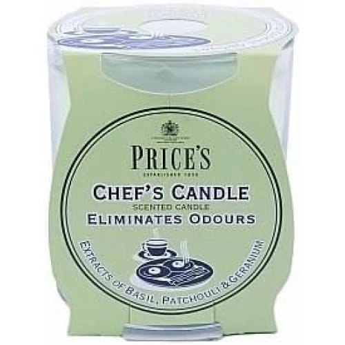 Bougie Price's Pot Verre Anti-Odeurs Parfum Basilic - Vue principale