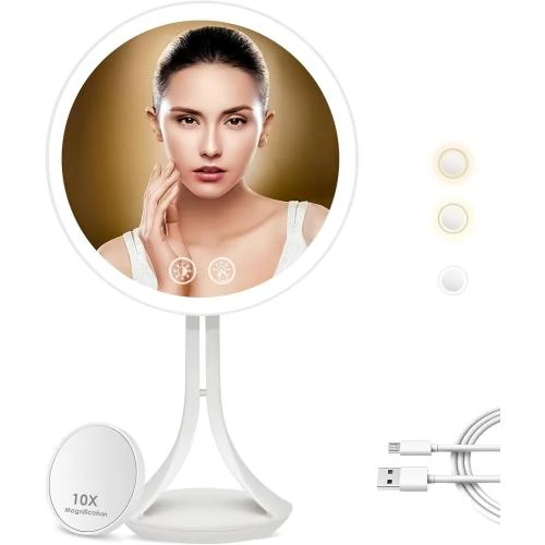 Miroir Maquillage Lumineux Auxmir, Écran Tactile, Rechargeable - Vue principale
