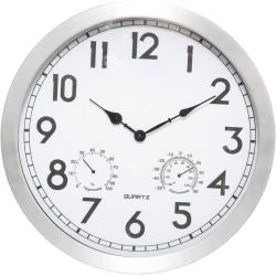Horloge extérieure Atmosphera, design moderne, D40 cm