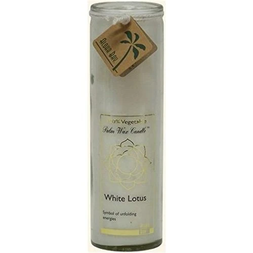 Bougie Aloha Bay Lotus Blanc, Équilibre Énergétique, 500 ml - Vue principale