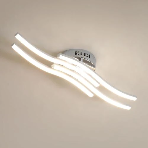 Plafonnier LED Moderne, 24W, Luminaire Acrylique Design - Vue principale