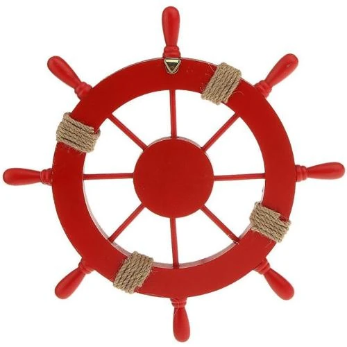 Détail de Gouvernail Bateau Bois Style Méditerranéen Elsy Abbas