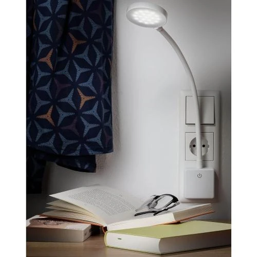 Zoom sur Lampe Lecture Murale LED Dimmable, Applique Nuit Blanc