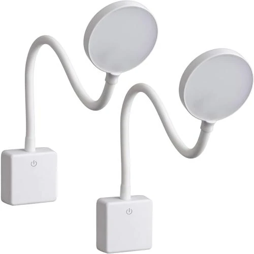 Lampe Lecture Murale LED Dimmable, Applique Nuit Blanc - Vue principale