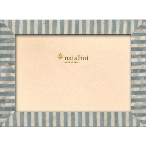 Cadre photo bois bleu ciel Natalini KT AZZURRO 10x15 - Vue principale