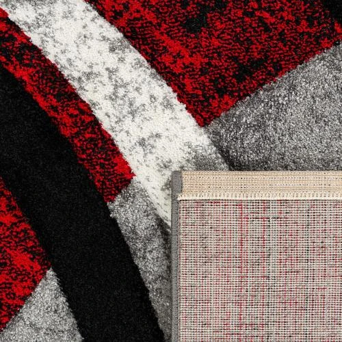 Zoom sur Tapis Design Moderne Paco Home avec Motifs Contours Mouchetés