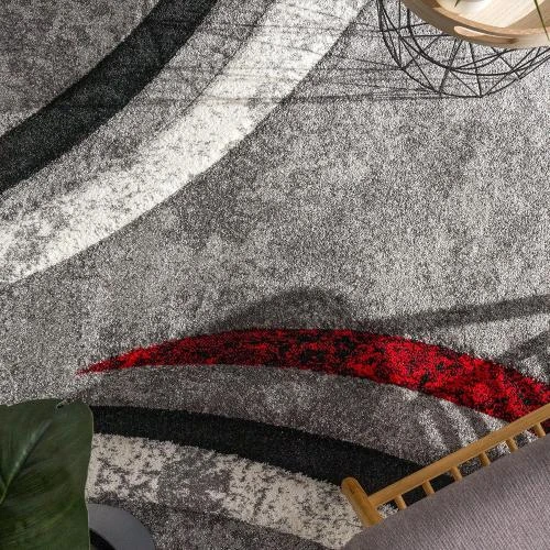 Détail de Tapis Design Moderne Paco Home avec Motifs Contours Mouchetés