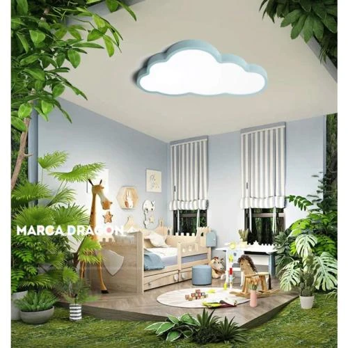 Détail de LIUNIAN Plafonnier Ultra Mince Nuages Créatifs 36W