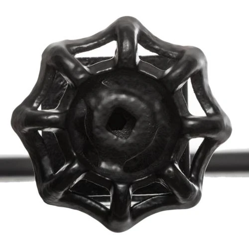 Détail de Barre Décorative Table Métal Noir 200 cm Atmosphera
