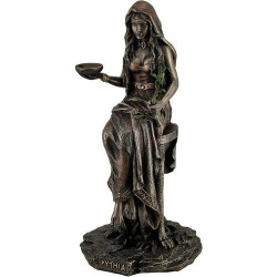Veronese Design Statue Pythia Oracle Delphi Apollo Bronzed