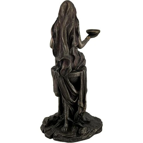 Zoom sur Veronese Design Statue Pythia Oracle Delphi Apollo Bronzed