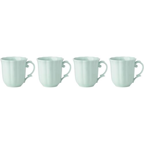 Présentation de Présentation Lenox, assiettes Meadow Solid Blue, lot 4 tasses 12 oz