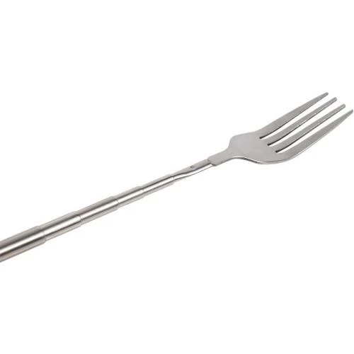 Zoom sur Fourchette Télescopique Acier Inoxydable Wifehelper BBQ