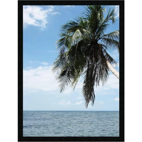 Cadre Photo Mural Noir, Bois, 30x60 cm, 3 cm Largeur - Vue principale