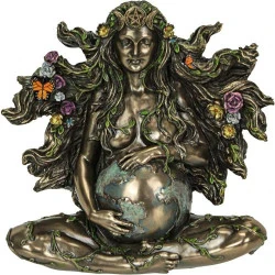 Sculpture Gaia Veronese, résine, papillons, finition bronze