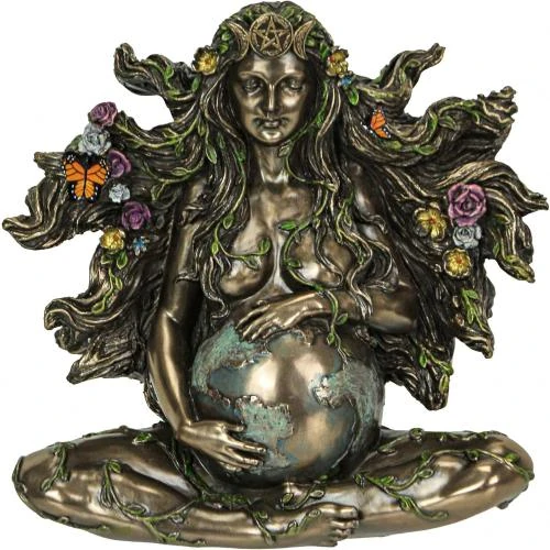 Sculpture Gaia Veronese, résine, papillons, finition bronze - Vue principale
