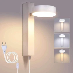 Applique Murale LED Lightsjoy, 12W, 3 Températures, Rotative