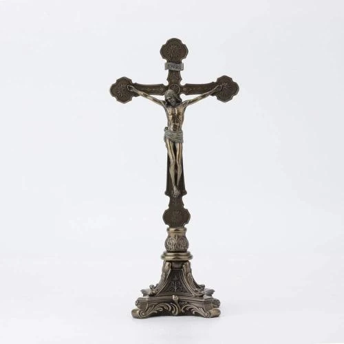 Veronese Design Crucifix Baroque Sculpture 33 cm - Vue principale