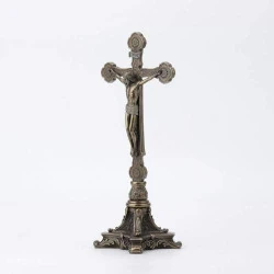 Veronese Design Crucifix Baroque Sculpture 33 cm en situation