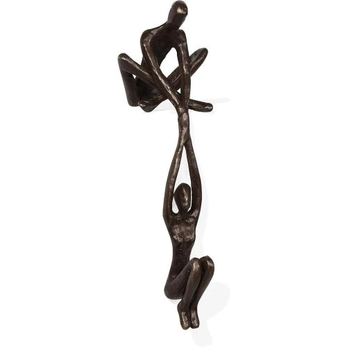 Sculpture Bronze Danya B, Homme Levant Femme - Vue principale