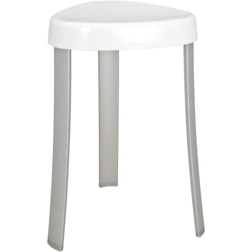 Tabouret Salle de Bain Corrente, Blanc, Design Moderne - Vue principale