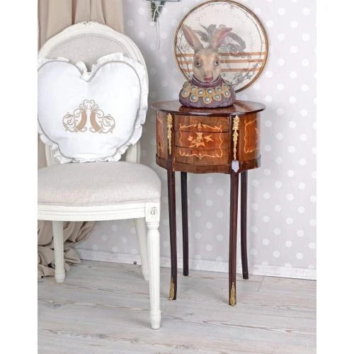Zoom sur Commode Téléphone Vintage, Style Baroque Palazzo Exclusif