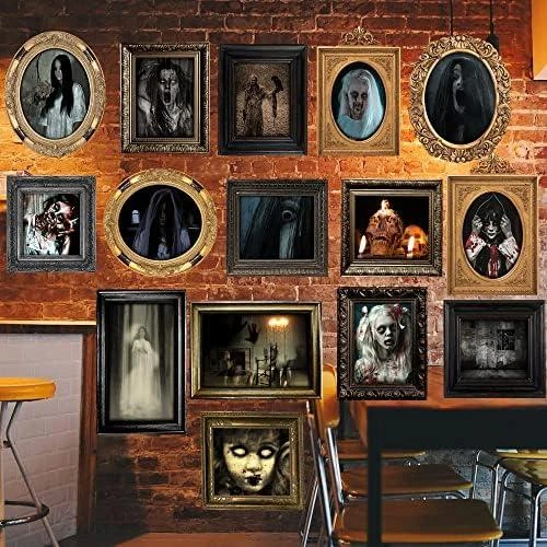 Cadres Photo Halloween Gothique, Décoration Horreur, Autocollants - Vue principale