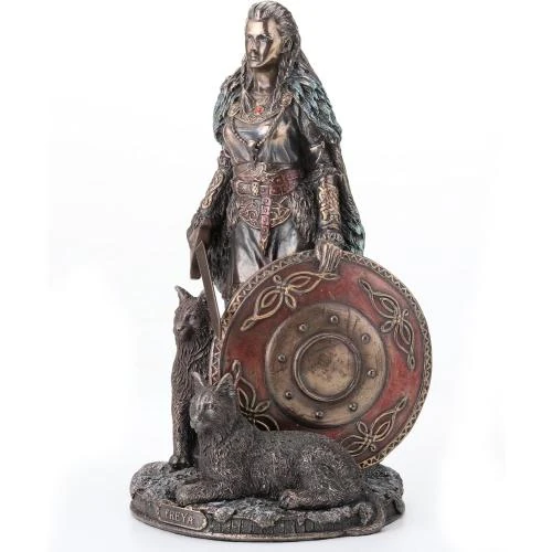 Détail de Sculpture résine Déesse nordique Amour Beauté Guerre