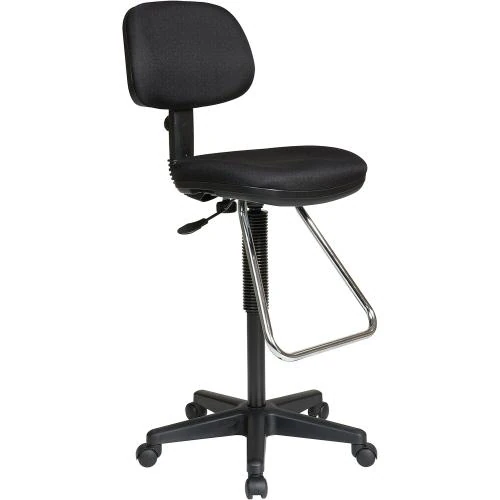 Chaise de Dessin Pneumatique Office Star, Roulettes, Repose Pieds - Vue principale