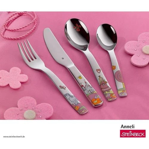 Détail de Ensemble Couverts Enfant WMF Prinzessin Anneli Multicolore