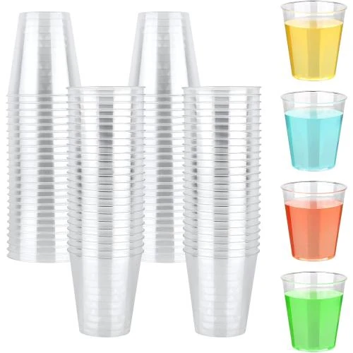 Gobelets Plastique Réutilisables CoKeeSun, 100 unités, Transparent - Vue principale