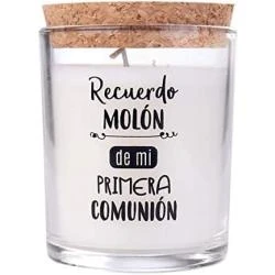 Bougie communion, souvenir mouton, boîte kraft, cadeau original