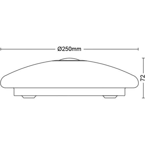 Zoom sur Plafonnier LED Mauve Philips, Détecteur Mouvement, 6W