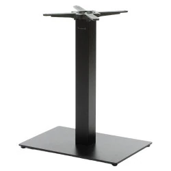 Pied de Table Métal Noir Dublino Premium, Base Manger