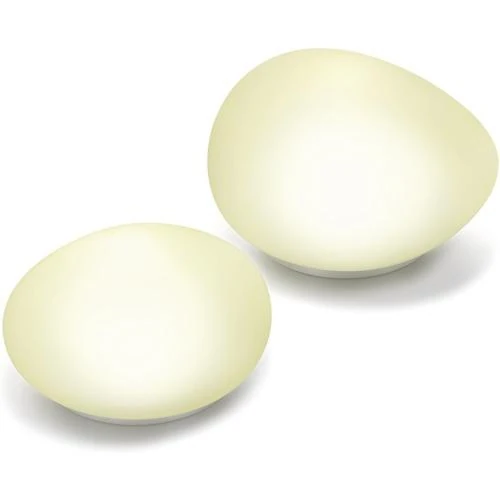 Lampes solaires décoratives Esotec, verre blanc, 2 pièces - Vue principale