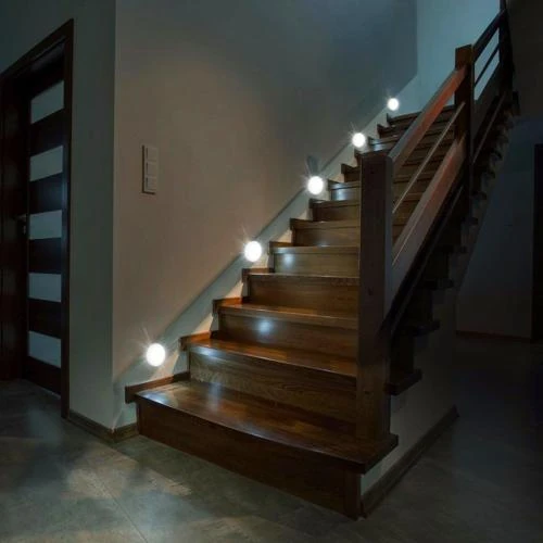 Zoom sur Veilleuse LED Détecteur Mouvement Intérieur, Blanc Chaud