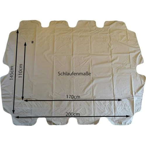 Zoom sur Toit Balancelle Quick Star Beige Imperméable UV 50