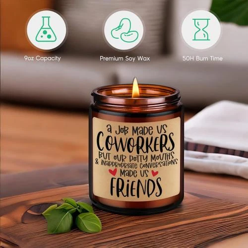 Zoom sur Bougies parfumées GSPY, cadeaux amusants collègues, Saint-Valentin