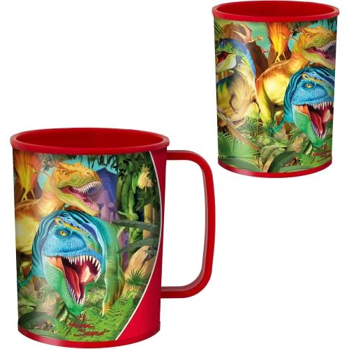 Détail de Gobelet 3D Dinosaures, Sourires, Art Lenticulaire, Enfants